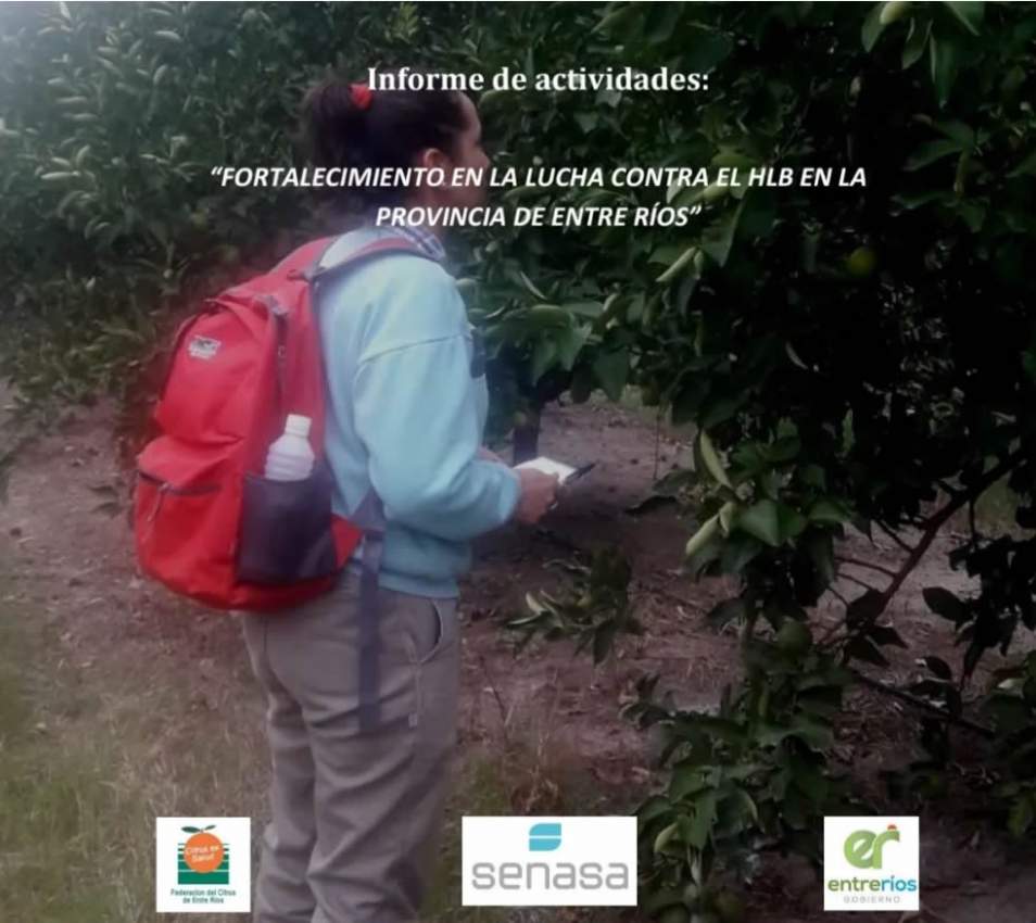Informe Mayo 2023 Monitoreos en el marco de la Lucha contra HLB en Entre Ríos.