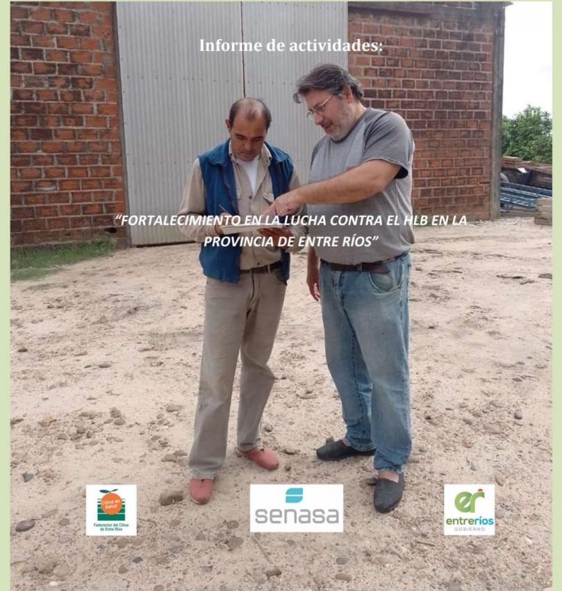  Informe Agosto 2023 Monitoreos en el marco de la Lucha contra HLB en Entre Ríos.