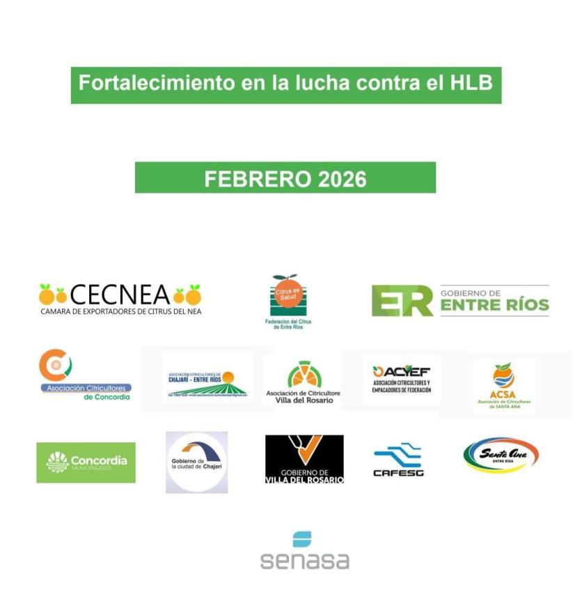 Informe monitoreo mes de Febrero 2026: Lucha contra el HLB.