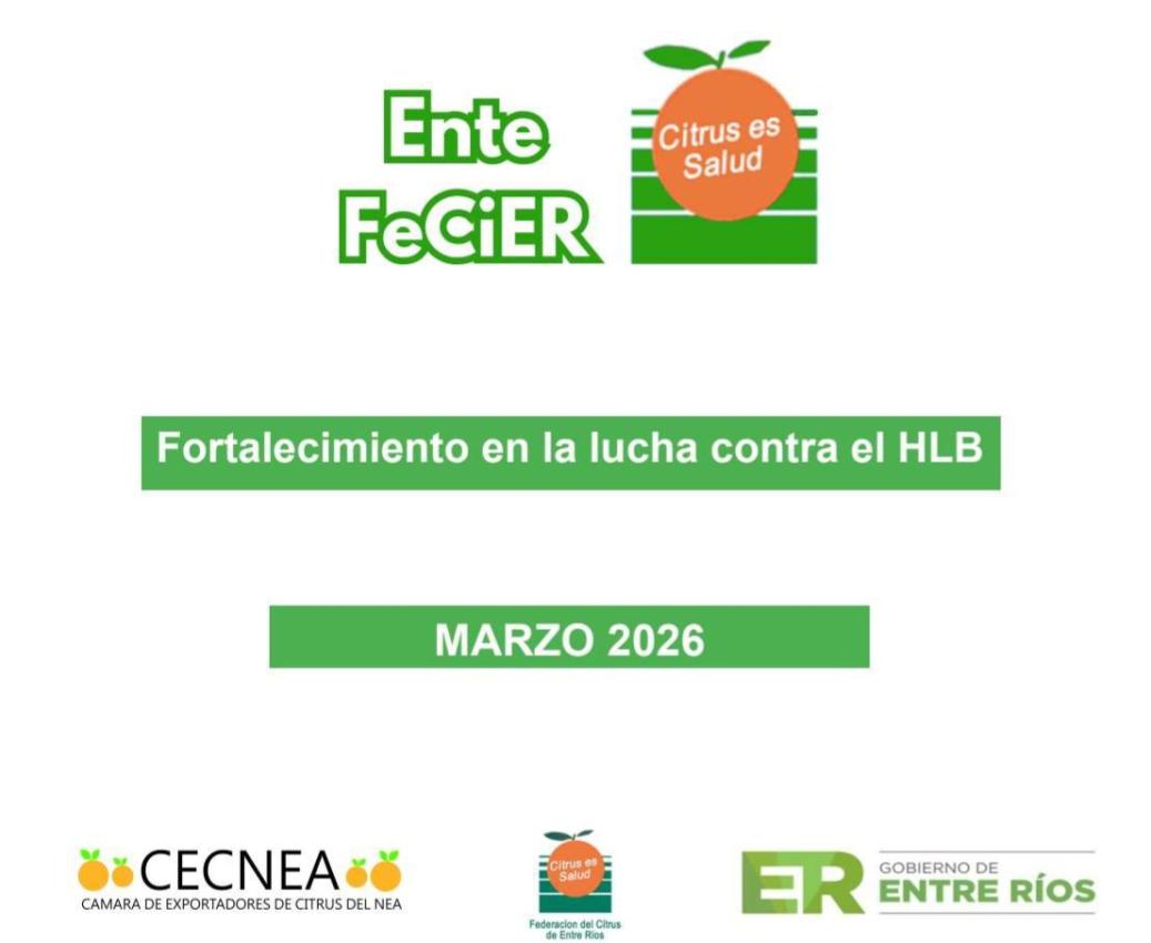 Informe monitoreo mes de Marzo 2026: Lucha contra el HLB.