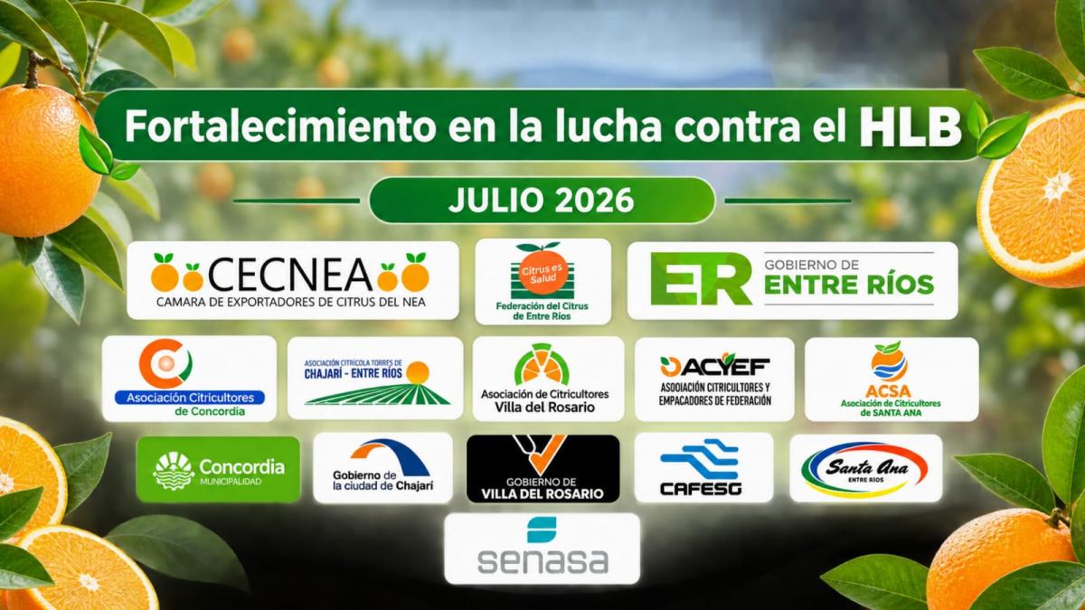Informe monitoreo mes de Julio 2026: Lucha contra el HLB.